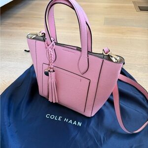 Cole Hann small leather tote bag- like new